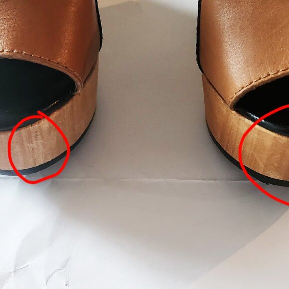 Pierre Hardy Black and Brown Wedge Heels - Picture 8 of 8